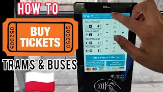 🇵🇱  How to buy Buses and Trams ticket in Poland ?  #MPK buses and trams. Avoid paying penalty.