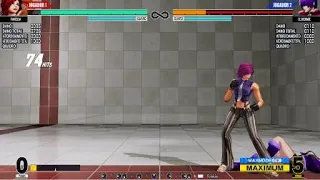 KOF XV VANESSA TRADE HIT STUN COMBO 74 HITS