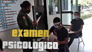 EXAMEN PSICOLÓGICO MILITAR (EXPERIENCIA)