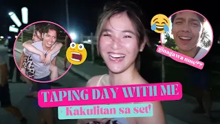 TAPING DAY + KULITAN SA SET with CARLO AQUINO | Barbie Imperial