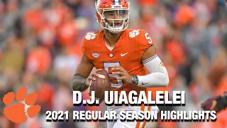 D.J. Uiagalelei 2021 Regular Season Highlights | Clemson QB