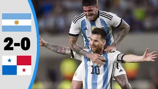 Argentina vs Panama 2-0 | Extended Highlight and goal [2023]