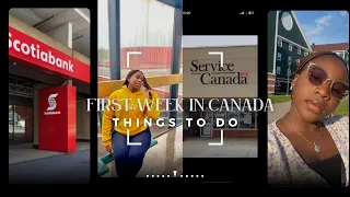 FIRST WEEK IN CANADA🇨🇦|SOP|THINGS TO DO|SIN|BANK ACCOUNT #internationalstudents #canada