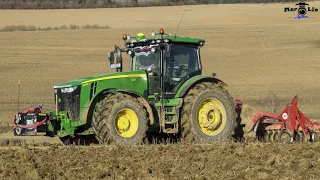 Podrývanie s John Deere 8R + Kverneland DTX