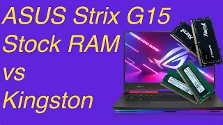 ASUS Strix G15 RAM Upgrade Benchmark