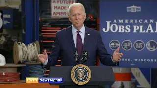 President Biden Heads to La Crosse, Wisconsin Pushing American Jobs Plan and Talking Busses