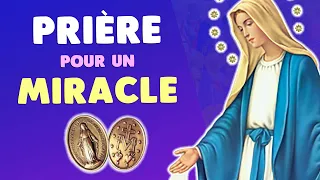 PRIÈRE PUISSANTE pour un MIRACLE 🙏 [CHAPELET Médaille Miraculeuse]