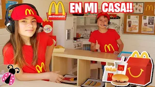 CONVIERTO MI CASA EN UN MCDONALDS 🍔 Vienen mis amigos a comer 🍟