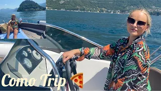 Lake Como Vlog Part 2: Driving a Boat Without a License?!