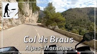 Col de Braus, Road D2204, Maritime Alps, Provence-Alpes-Côte d'Azur, France - by motorcycle