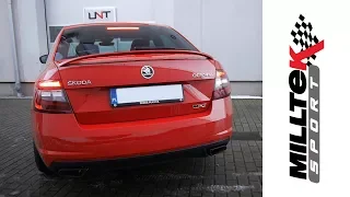 Skoda Octavia RS | Wydech Milltek Sport Cat-back Non-resonated | UNT Tuning Center