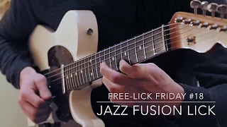 Free-Lick Friday - Jazz Fusion lick w/TAB