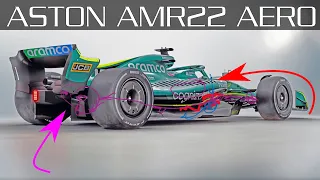Aston Martin AMR22  -  Aerodynamics Analysis and Initial Thoughts