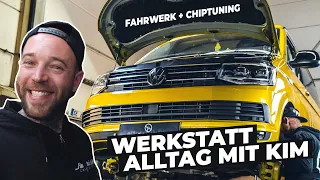 Schonmal 300 in einem Bus gefahren? | Werkstattalltag mit Kim | Chiptuning VW T6 und Audi TTRS