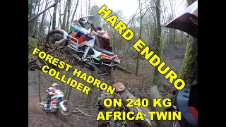 Hard Enduro on Africa twin RD04