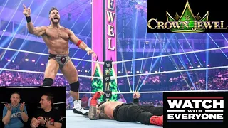 Roman Reigns vs. LA Knight Reaction! (Crown Jewel 2023)