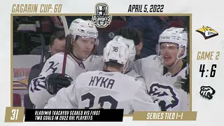 2022 KHL Gagarin Cup Playoffs in 60 seconds - 05 April