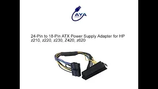 Convert any ATX standard power supply to work with your HP 18-Pin Workstation