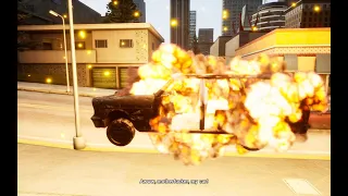 Explosions in GTA San Andreas The Definitive Edition