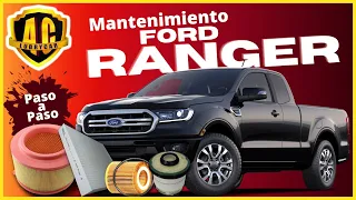 Como cambiar aceite y filtros en Ford Ranger Limited 2020 (Tutorial A&C Lubrycar SRL)