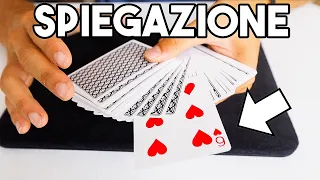 UNA MAGIA VELOCE E D'IMPATTO / Spiegazione gioco di magia con le carte / Tutorial