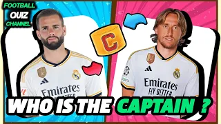 Guess Which Player is the first captain of the football team?! | 2024footballquiz