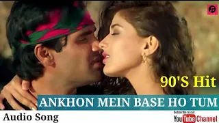 Ankhon Mein Base Ho Tum (Duet) | Sunil Shetty | Sonali Bendre | Takkar | Abhijit Ka Hindi Song