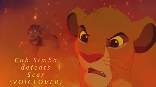 Cub Simba defeats Scar - The Jungle Book (VOICEOVER)