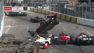 Kyle Kirkwood AIRBORNE Crash - 2023 Firestone Grand Prix @ St. Petersburg