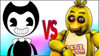 ЧИКА VS БЕНДИ И ЧЕРНИЛЬНАЯ МАШИНА | СУПЕР РЭП БИТВА | Chica FNAF 6 ПРОТИВ Bendy And The Ink Machine