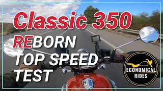 2022 Royal Enfield Classic 350 - Top Speed Test - Electronic Speed Limiter Confirmed !!!