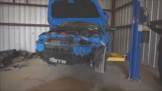 Oil Drain Flooded Ford Focus RS SALVAGE COPART Rebuild Part 3