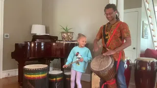 Let's Learn About West African Drumming