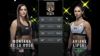 Ariane Lipski vs Montana De La Rosa Full UFC Fight Night Breakdown