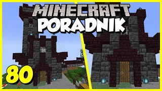 Minecraft Poradnik #080 - mały zamek jako domek startowy (budowanie) | Minecraft 1.18 Survival