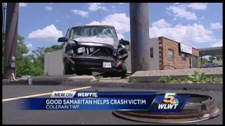 Good Samaritan helps crash victim in Colerain Twp.