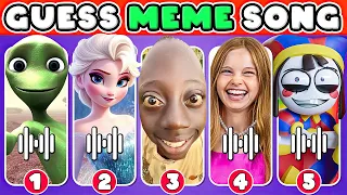 Guess The Meme & Youtuber By Song #1 | Lay Lay, King Ferran, Salish Matter, MrBeast , Elsa, Tenge