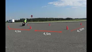 Practice makes perfect - Six Cones Gymkhana Fun - VStrom 650