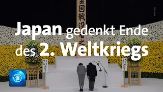 Japan gedenkt Ende des Zweiten Weltkriegs vor 75 Jahren