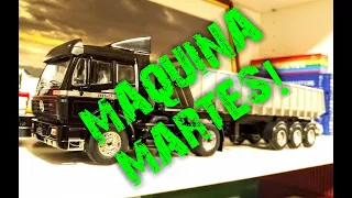 Camiones Escala 1:43 / O-Gauge Trucks! Maquetas de IXO Models TR156.22 1994 Mercedes con Remolque