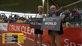 800m - Men & Women - Dortmund Indoor Meeting - 20.01.2024