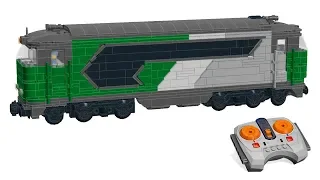 LEGO Locomotive - RC - A1A A1A 68000 FRET - MOC