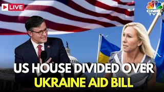 US News LIVE: House Approves Aid Package For Ukraine | Mike Johnson Vs Marjorie Taylor Greene |IN18L