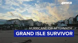 Ida aftermath: Grand Isle survivor