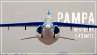 Espectacular despegue de un Ia-63 Pampa