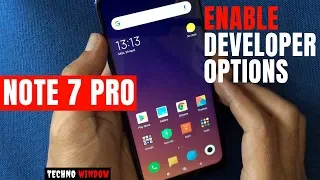 How to Enable Developer Options in Redmi Note 7 Pro