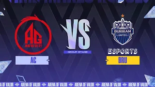 AG vs BRU Game 2 I AIC 2021 Group Stage Day 7 I Buriram United vs All Gamers Full Game