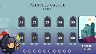 How to complete tricky Castle levels|| princess castle || level 58 walkthrough @tricky castle