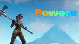 When a Fortnite no skin has super powers