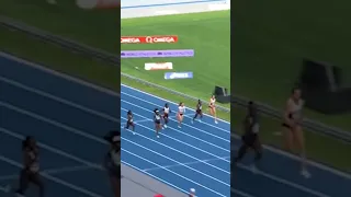 Elaine Thompson-Herah vs Shericka Jackson vs Dina Asher-Smith over 100m #athletics #trackandfield m